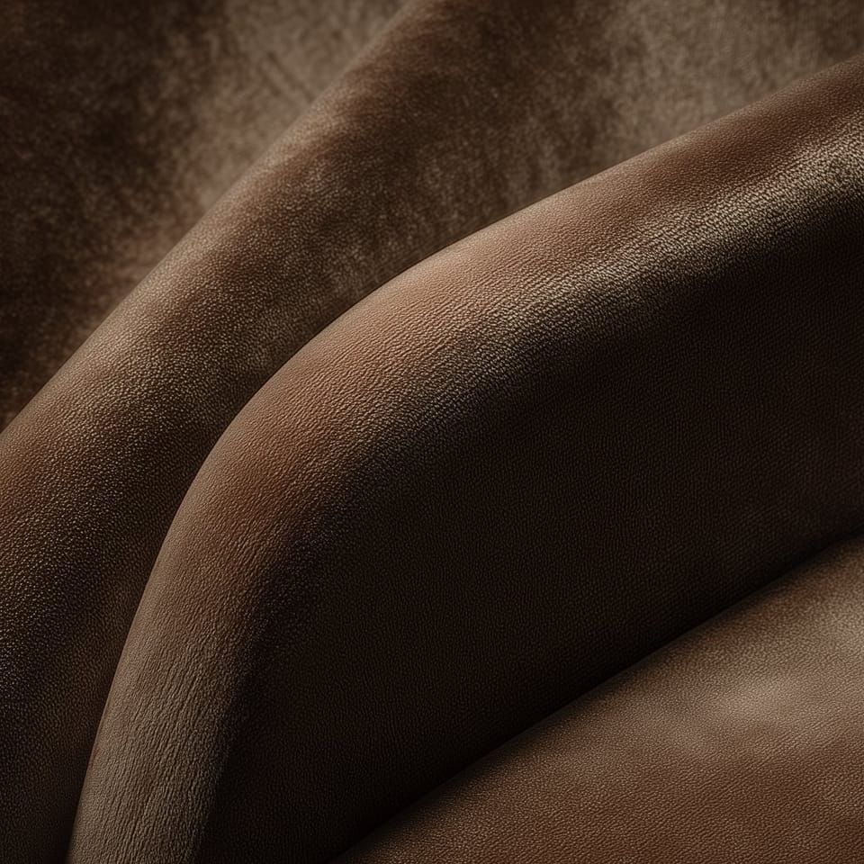 Détail de cuir tanné, matière du Doobie's